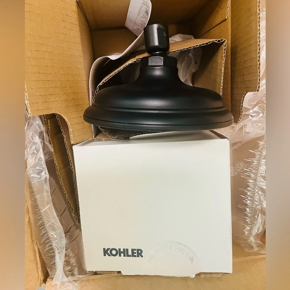 Kohler Matte Black Showerhead - Picture 7 of 8